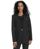 Calvin Klein Women's One-Button Blazer