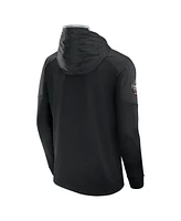 Men's Fanatics Black Philadelphia Flyers 2024 Nhl Stadium Series Authentic Pro Fleece Pullover Hoodie