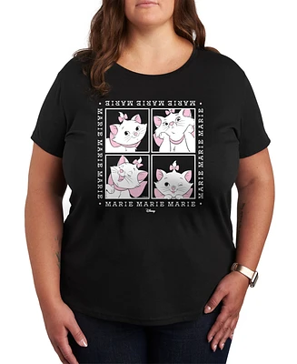 Hybrid Apparel Trendy Plus The Aristocats Marie Graphic Crew Neck T-Shirt