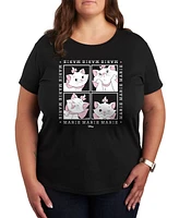 Hybrid Apparel Trendy Plus The Aristocats Marie Graphic Crew Neck T-Shirt