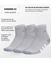 adidas Women's 3-Pk. Cushioned 3.0 Quarter Socks 5159152A