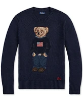 Polo Ralph Lauren Women's Bear Cotton-Linen Sweater