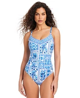 Beyond Control Women's Sea Life One-Piece Swimsuit