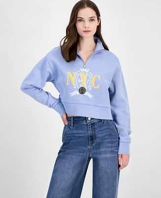 Tommy Jeans Women's Half-Zip Varsity Sweatshirt