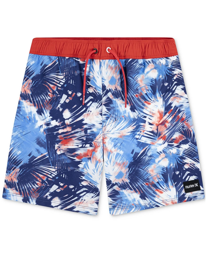 Hurley Big Boys Distorted Palm Swim Shorts