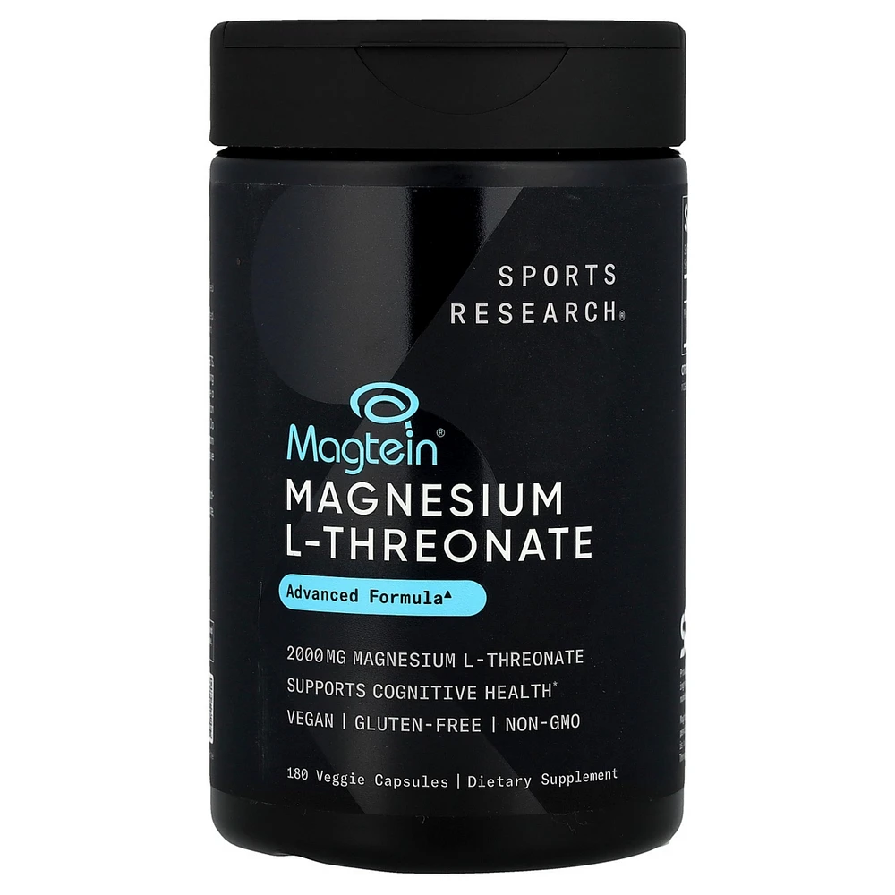 Sports Research Magtein Magnesium L-Threonate 2 000 mg