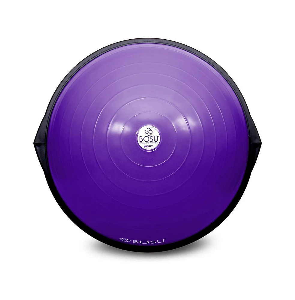 Bosu 72-10850 Home Gym Equipment The Original Balance Trainer 65 cm Diameter, Black and Purple