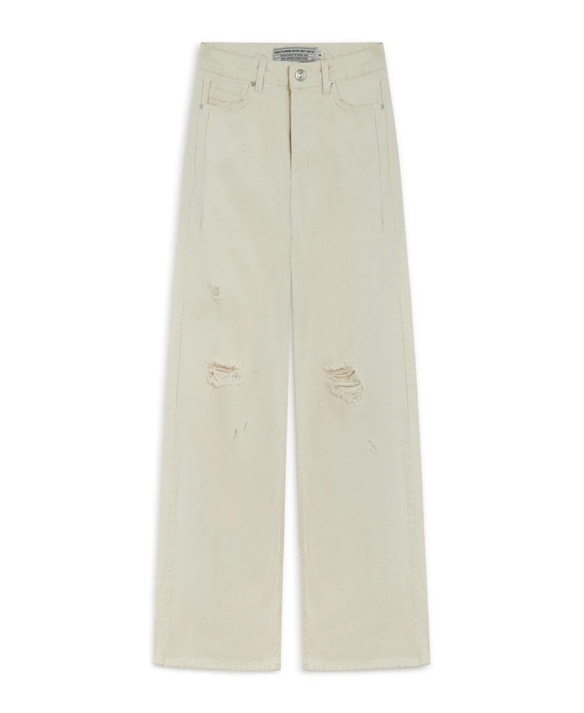Nocturne Women's Stone Detailed Wide Leg Jeans