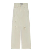 Nocturne Women's Stone Detailed Wide Leg Jeans