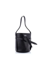 Pre-Owned The Row Mini Leo Bucket Bag Leather
