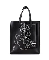 Pre-Owned Givenchy Small Stargate Shopper Tote Printed Leather