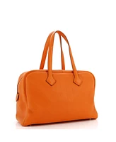 Pre-Owned Hermes 35 Victoria Ii Bag Clemence