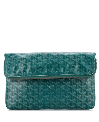 Pre-Owned Goyard Saint Marie Clutch Coated Canvas