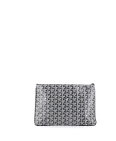 Pre-Owned Goyard Mm Senat Zip Pouch Coated Canvas