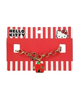 Hello Kitty Apple House Gold Locket Bracelet