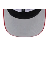 New Era Men's White/Red Texas Rangers 2025 Batting Practice 9SEVENTY Stretch-Snap Trucker Hat