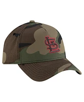 New Era Men's Camo St. Louis Cardinals Woodland Team Pop 9FORTY A-Frame Adjustable Hat