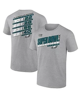 Fanatics Men's Heather Gray Philadelphia Eagles Super Bowl Lix Champions Big Tall Counting Points Score T-Shirt