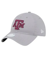 New Era Women's Gray Texas A M Aggies Logo 9TWENTY Adjustable Hat