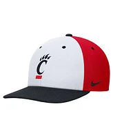 Nike Men's White/Red Cincinnati Bearcats Pro Performance Snapback Hat