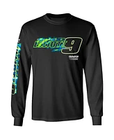 Hendrick Motorsports Team Collection Men's Black Chase Elliott Name Number Long Sleeve T-Shirt