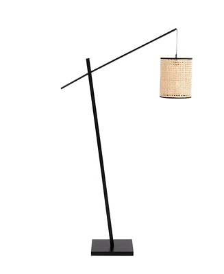 LumiSource Arturo 60" Wood and Metal Floor Lamp