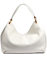 Donna Karan New York Glenwood Leather Shoulder with Tassel Detail