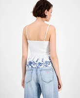 Guess Women's Blanche Peplum Top