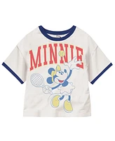 Disney Big Girls Minnie Short Sleeve Tennis T-Shirt