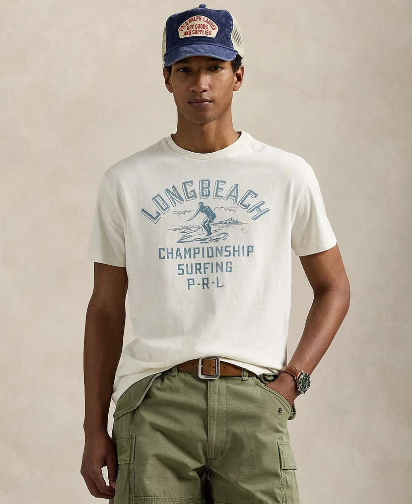 Polo Ralph Lauren Men's Classic-Fit Jersey Graphic T-Shirt