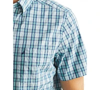 Nautica Men's Classic-Fit Stretch Plaid Button-Down Shirt