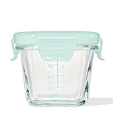 Oxo Tot Glass 4-Pack Baby Blocks Food Storage Containers