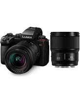 Panasonic Lumix S5II Mirrorless Camera with 20-60mm f/3.5-5.6 and 85mm f/1.8 Lens