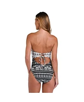 Sunshine 79 Women's One Piece Swimsuit Ivory Coast Bandeau