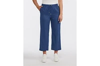 Ellen Tracy Women's Cropped Straight Leg Pant