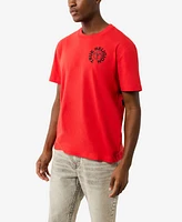 True Religion Men's Short Sleeve Buddha Face T-Shirt