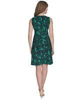 Tommy Hilfiger Women's Printed Sleeveless Shift Dress