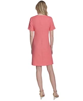 Tommy Hilfiger Women's Hopsack Shift Dress