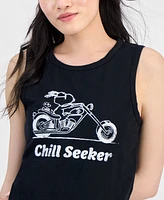 Disney Juniors' Chill Seeker Snoopy Graphic Tank Top