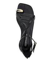 BCBGeneration Women's Kline Crisscross Toe Ring Flat Sandals