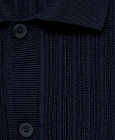 Mango Men's Cotton Structured Polo Shirt