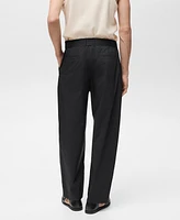 Mango Men's Relaxed Technical Pants