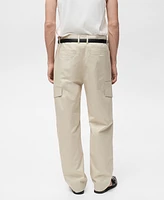 Mango Men's Relaxed-Fit Pocket Pants