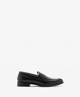 Mango Men's Nappa Leather-Effect Moccasins