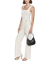 Karl Lagerfeld Paris Desi Leather Hobo