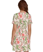 Tommy Hilfiger Women's Floral-Print Shift Dress