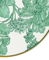 Mackenzie-Childs Emerald English Garden Salad/Dessert Plate