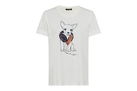 Olsen Women's Funky Puppy Printed T-Shirt