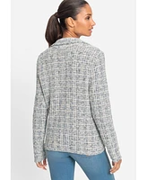 Olsen Women's Tweed Knit Jacket