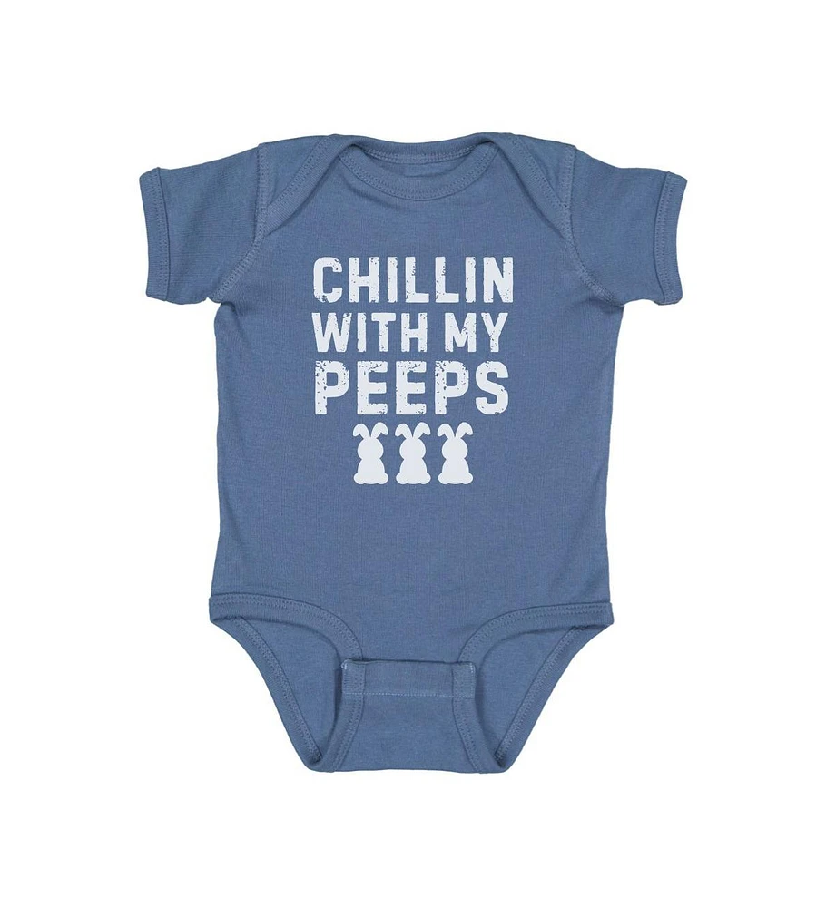 Sweet Wink Baby Boys Chillin With My Peeps Easter Short Sleeve Bodysuit